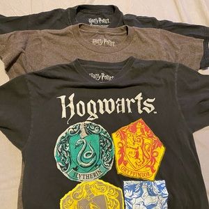 3 pairs of harry potter shirts